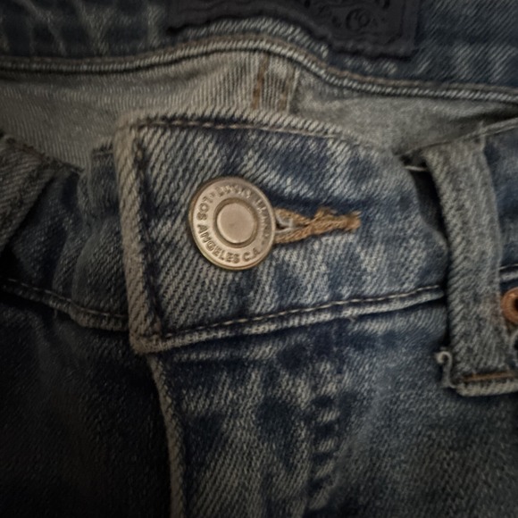 Lucky‎ Brand Embroidered Ava skinny ankle cheville jeans blue denim size 0 / 25 - Picture 5 of 16